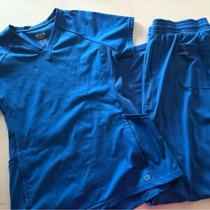 Wink Renew Royal Blue Scrub Set